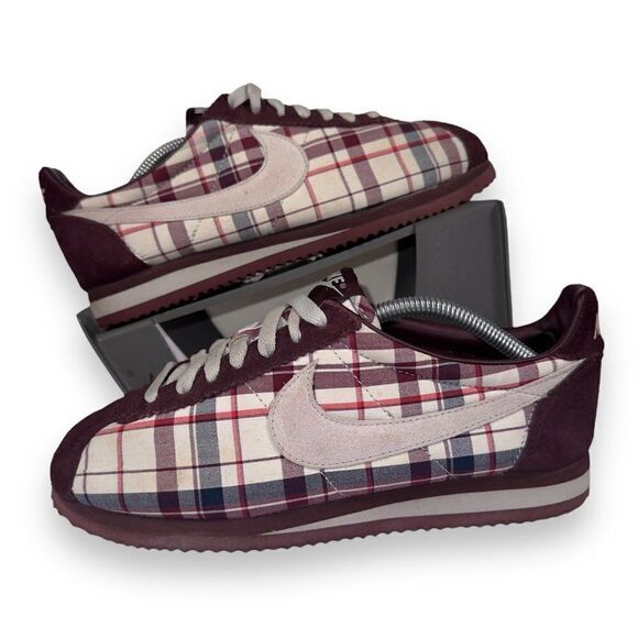 Nike Cortez '72 "Burgundy Plaid" 385395-602 Super RARE Women's 7.5 - Picture 1 of 12
